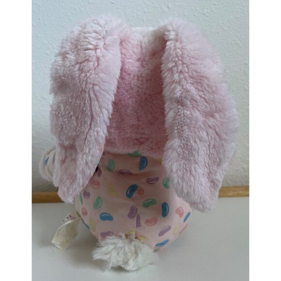 Vintage Creations from TL Toys Easter Bunny Pink White Plush Rabbit Slippers Jel - Picture 4 of 13